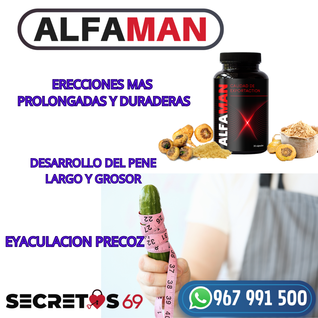 ALFAMAN DESARROLLO DEL PENE LARGO Y GROSOR